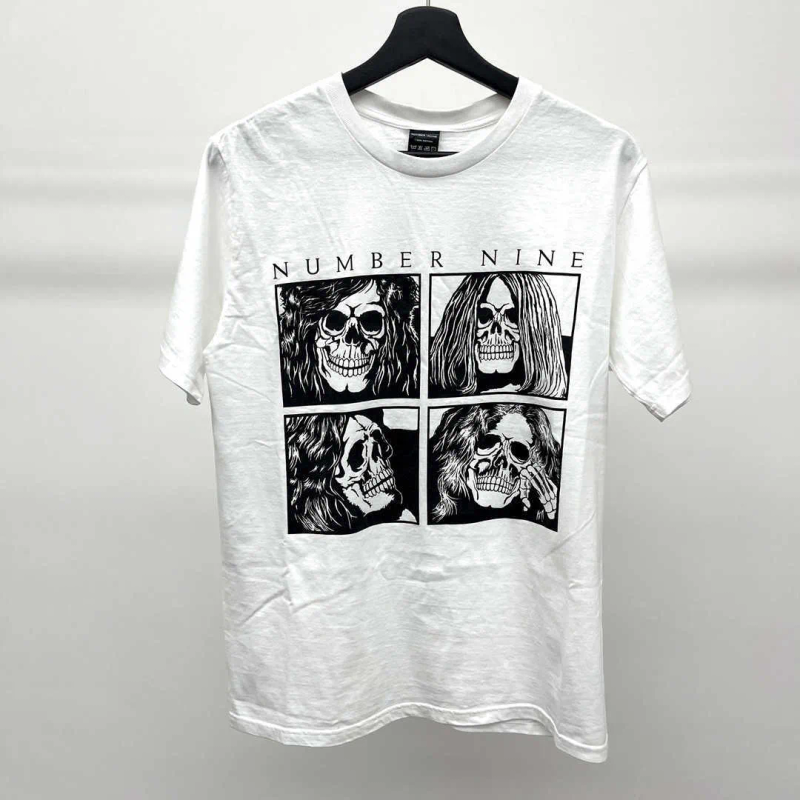 T-shirt en coton pour homme, nouveauté 2022, numéro neuf, groupe de rock, crâne, hip-hop, skateboard, rue_voghion.com