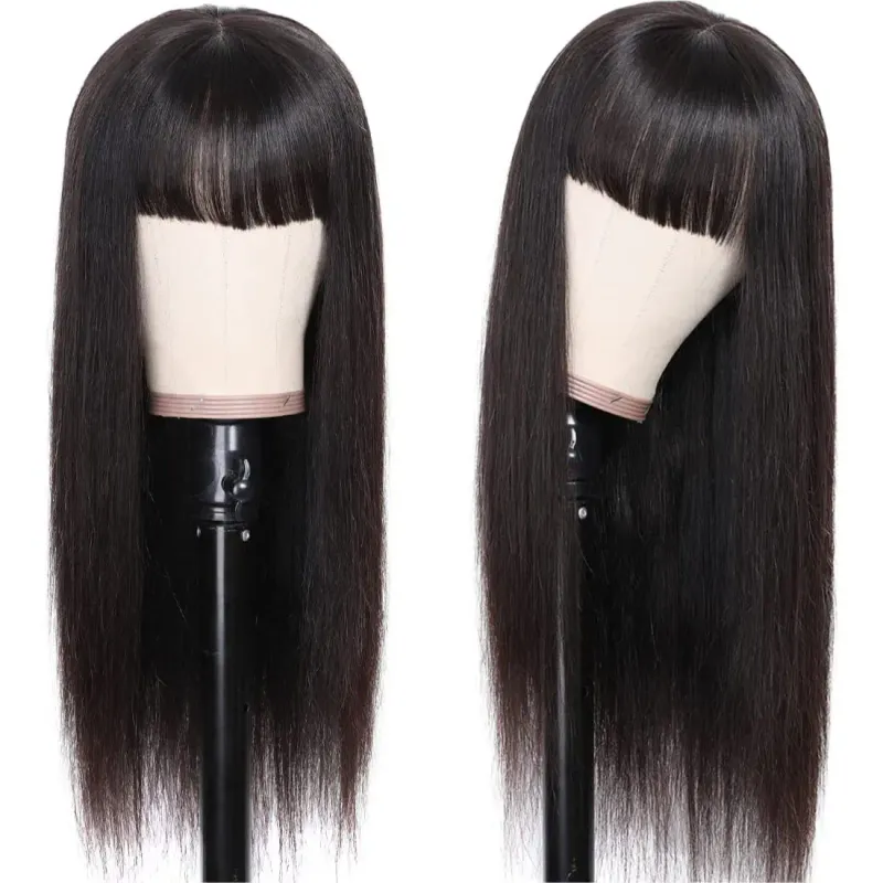 13x4 Glat Lace Front Paryk 32 Tommer HD Transparent Lace Frontal Paryk Remy Malaysisk Glat Ægte Hår Parykker Med Pandehår Kvinder_voghion.com