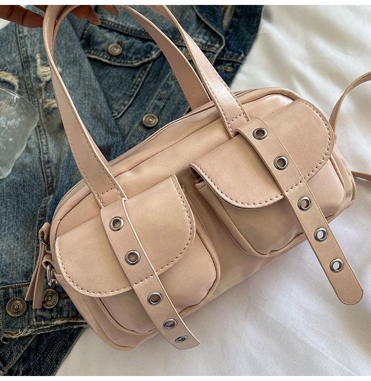 Damentaschen Neuer Modetrend Vielseitige Handheld-Kissentasche High-End-Umhängetasche mit mehreren Taschen in Volltonfarbe für Damen_voghion.com