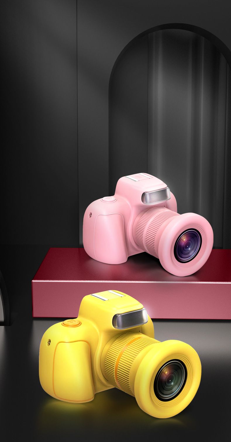 Fotocamera per bambini 4K, obiettivo 360° con messa a fuoco automatica da 8 MP, DSLR giocattolo con sensore SONY e scheda bonus da 32 GB + fascia da braccio - Regalo per fotografi dai 9 ai 14 anni_voghion.com