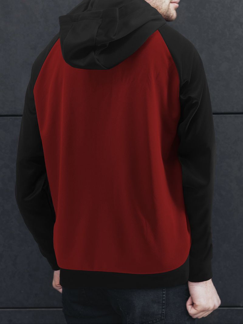 Felpa con cappuccio foderata in pile da uomo - Felpa con cappuccio calda invernale per casual e sport, tessuto in morbido poliestere, nero, dalla S alla XXL_voghion.com