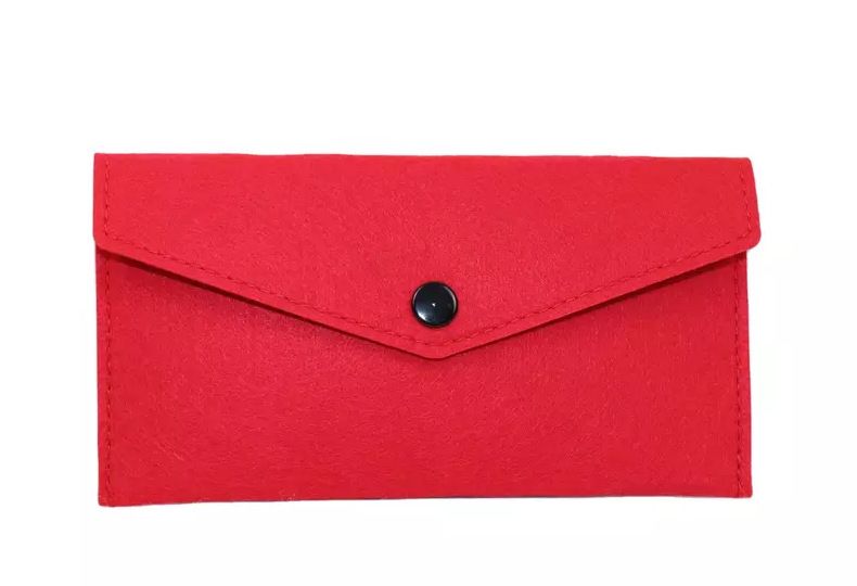 Unisex filca briļļu soma Briļļu maciņš Mobilā telefona soma Creative Felt maka karšu soma_voghion.com