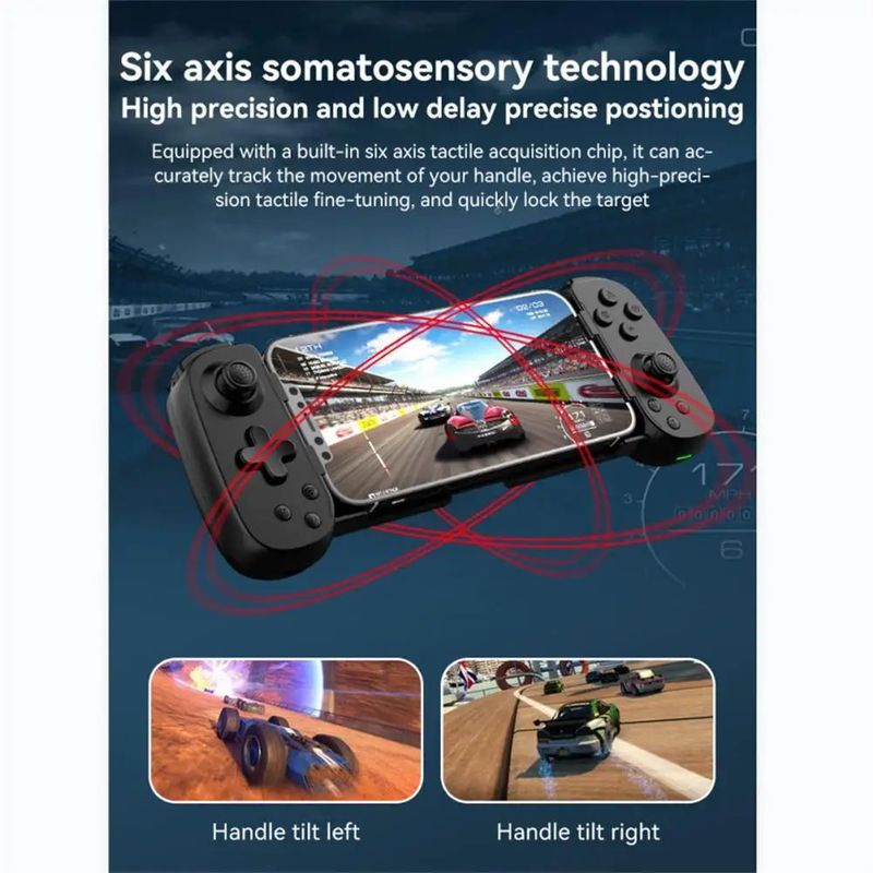 Manette de jeu sans fil extensible D6 B_voghion.com