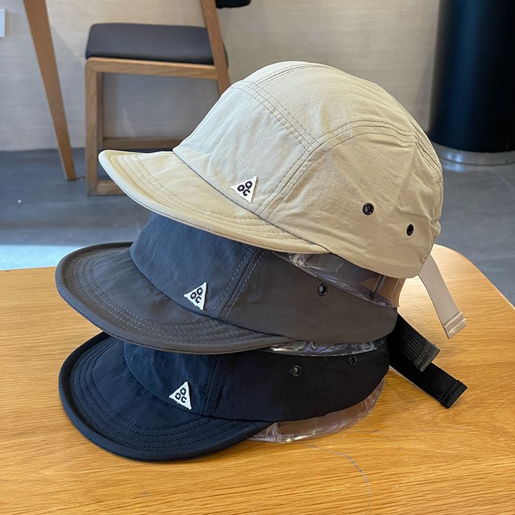 Cappello da sole da donna corto, da baseball, unisex, da strada, con tesa morbida, a cinque pezzi, per esterni, ad asciugatura rapida, primavera estate autunno_voghion.com