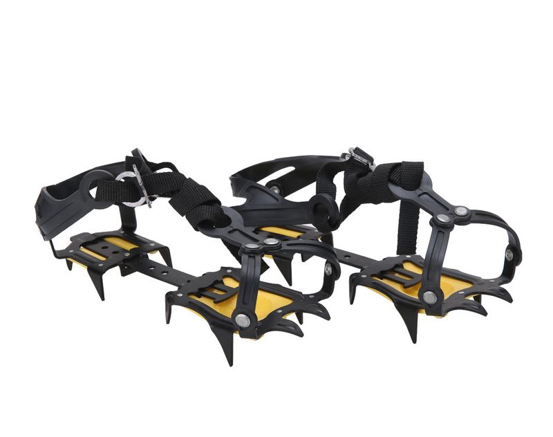 Crampones de invierno nuevos de diez dientes, profesionales, para hielo, nieve, antideslizantes, para exteriores, escalada, hielo, crampones de 10 dientes_voghion.com