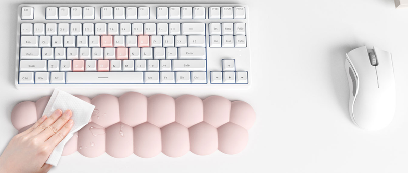 CybJoy Puff Cloud Guard Toetsenbord Handondersteuning Muis Pols Pad_voghion.com