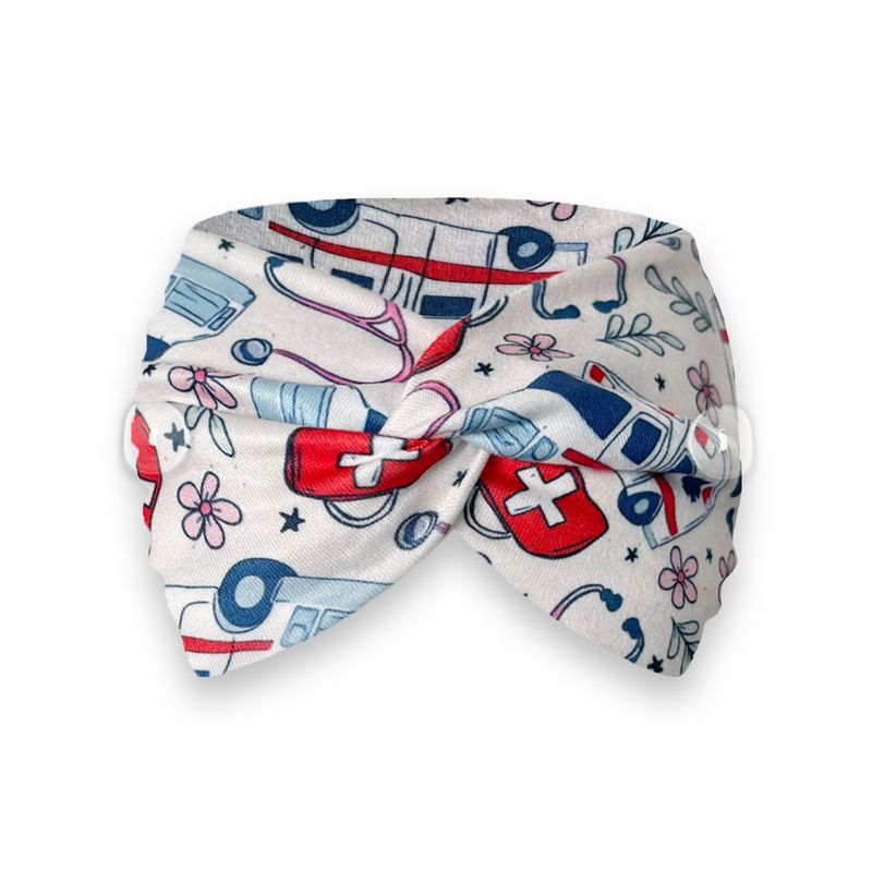 Maschera protettiva per la fronte con bottoni a croce stampati e anti-strangolamento, per medico e infermiere, in vendita calda_voghion.com
