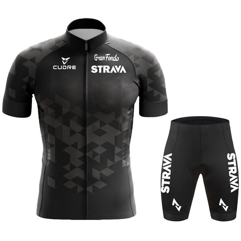2024 Suit Strava Tour De France Short Sleeved Set For Mountain Cycling Events_voghion.com