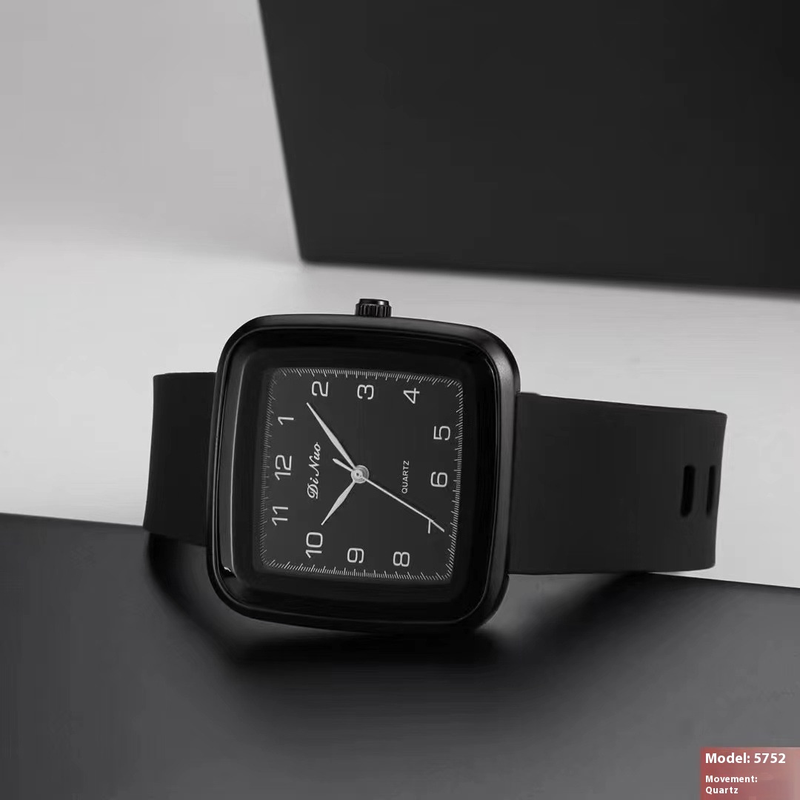 DINUOs beliebtes Silikon-Studenten-Digital-Sport- und Freizeit-Instagram-Liveübertragungsquadrat für Damen-Quarzuhr_voghion.com