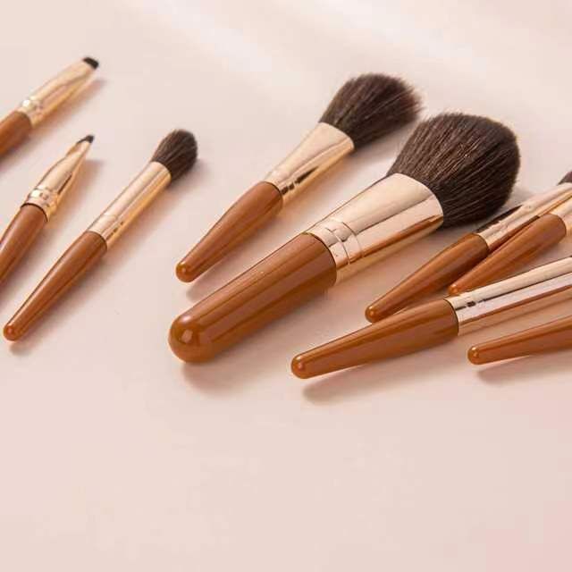 Mini-Make-up-Pinsel, 9-teilig, für Anfänger, tragbares Reiseset, komplettes Set mit weichen Borsten-Punktpinseln_voghion.com