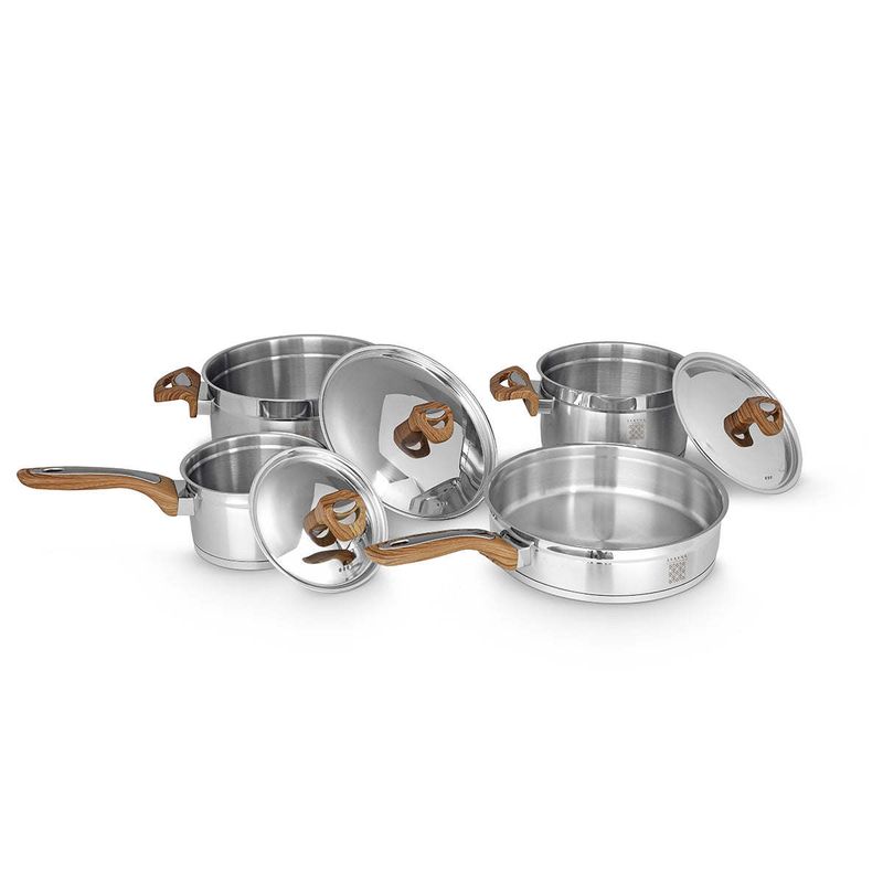 Serenk Definition Stainless Steel 7 Pieces Cookware Set_voghion.com