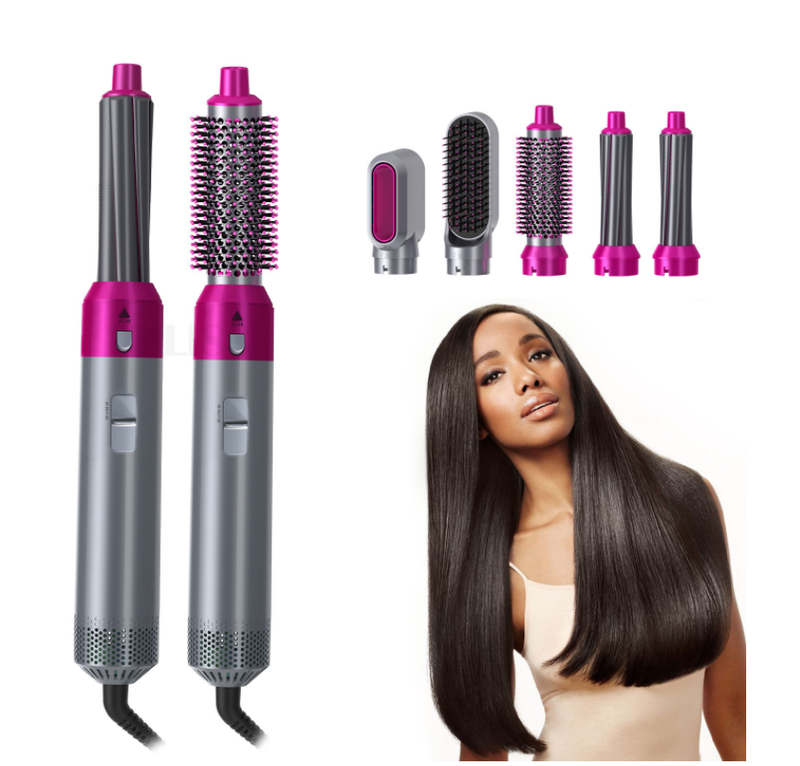 Hairdryer A 5 In 1 Hot Air For Curling Straightening Automatic Straight Comb And Hair Dryer 2024 popular_voghion.com