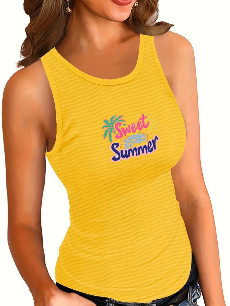 Lässiges Tanktop für Damen mit lockerer Passform, atmungsaktive ärmellose Weste für den Sport_voghion.com