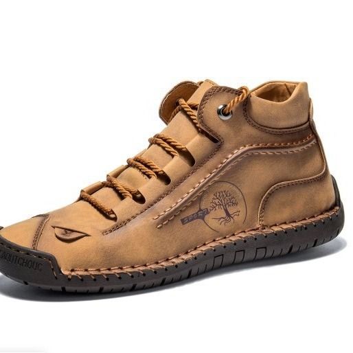 822 Herren Freizeitschuhe aus handgefertigtem Leder_voghion.com
