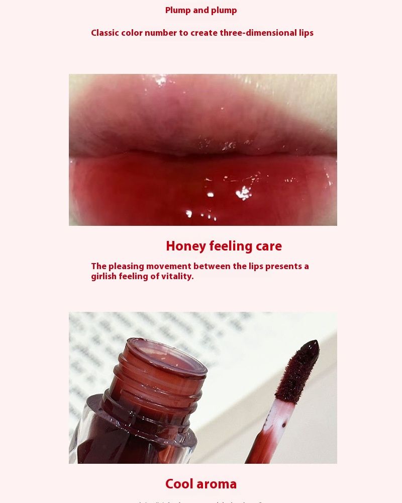 New Mianmian Light Yarn Mirror Lip Glaze Clear, Moisturizing, Water Shining Glass Lips Korean Tender Girl Lip Gloss_voghion.com