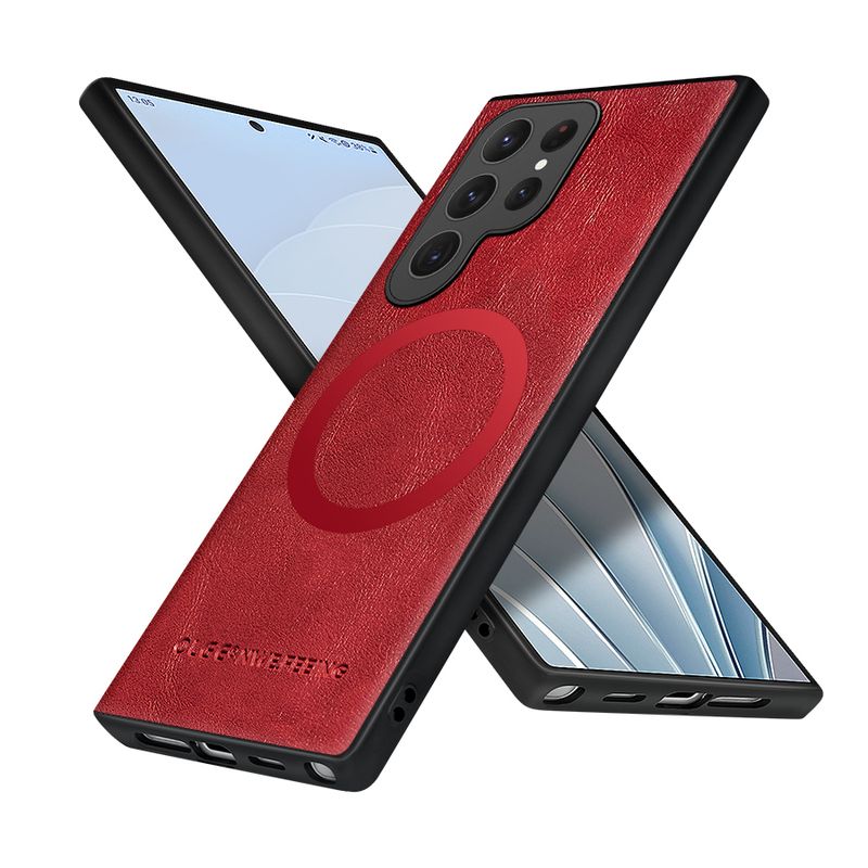 Hülle für Samsung Galaxy S24 Ultra Hülle Leder Handyhülle für Samsung Galaxy S25 S22 S20 Plus Luxushülle S23 S21 FE 5G Hülle_voghion.com