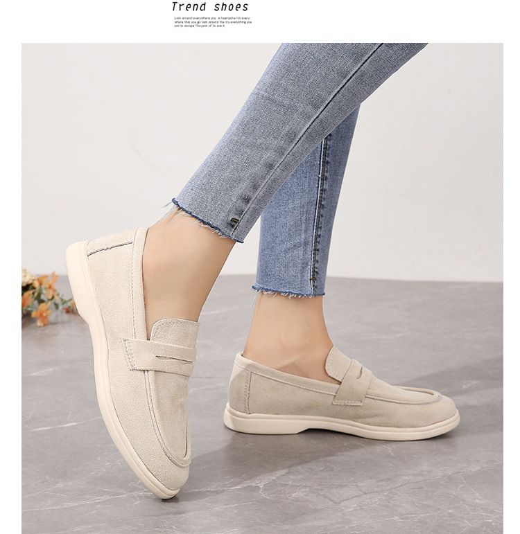SHLIANG Social Wildleder Fahrschuhe Leder Frauen Freizeitschuhe Marke Design Weiche Frauen Loafer Mokassins Slip On Freizeit Wanderschuhe Y0269_voghion.com