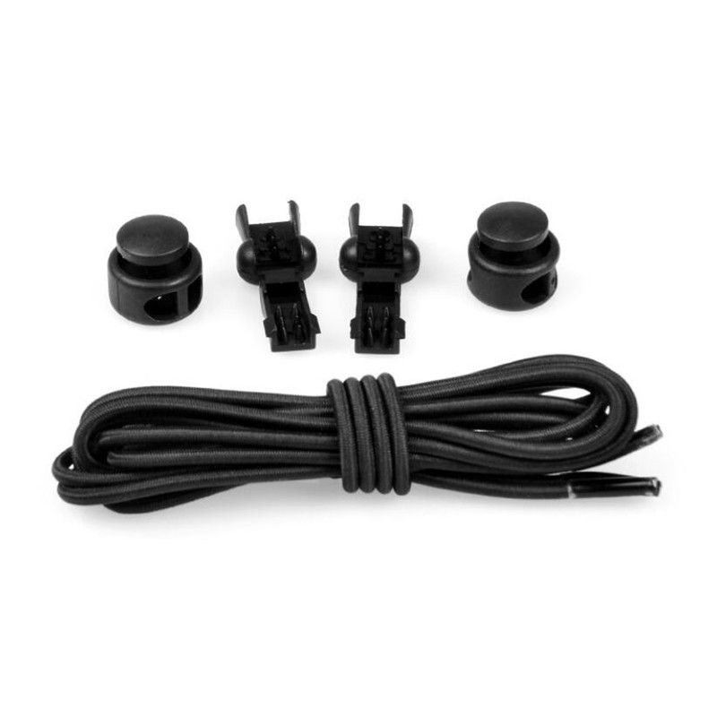 1 paio di lacci per scarpe da ginnastica elastici senza cravatta per scarpe che si allungano blocco lacci pigri lacci rapidi in gomma lacci rotondi_voghion.com