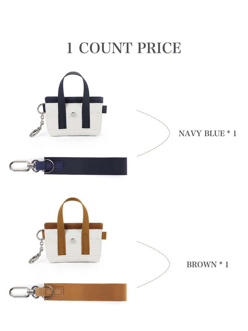 Bolsa de pulso portátil fashion pequena bolsa de moedas bolsa de lona mini bolsa tote_voghion.com