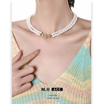 Collier original chat chat chat femme gros design de niche chaîne de clavicule sens élevé hip hop fille chaude pendentif bijoux_voghion.com