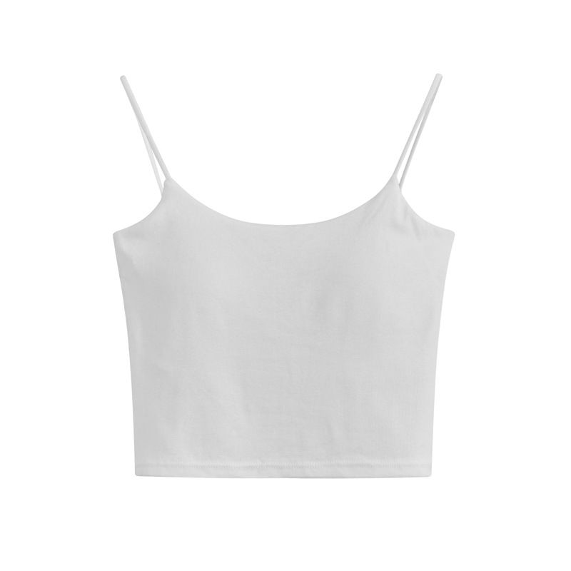 Backless Padded Camisole Vest For Women 2025 New Summer Bra Integrated Outerwear Base Layer Top_voghion.com