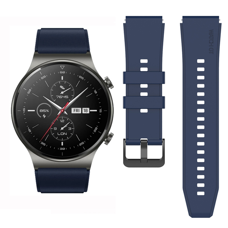 For Huawei Watch GT 2 Pro-rem Silikonrem For Huawei Watch GT 2 46mm Gt 2e-bånd For Huawei Watch 3 Pro-klokkebåndarmbånd_voghion.com