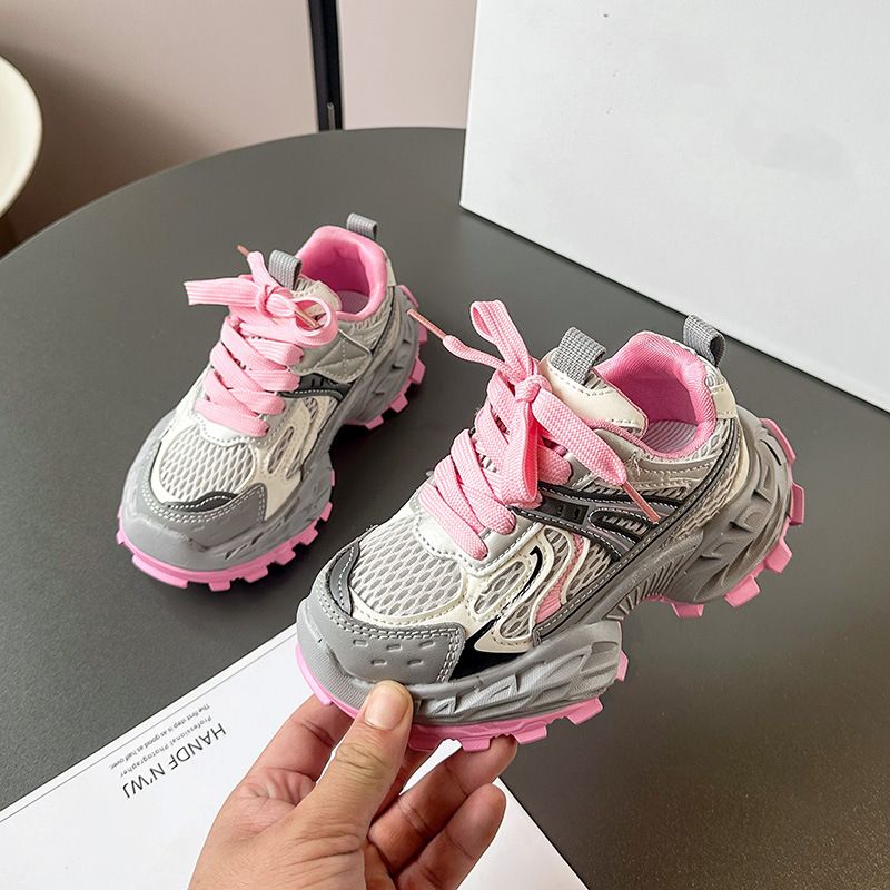 Fahionable Breathable Children' Dad Shoe 2025 Spring And Autumn New Lightweight Soft Sole Girl' Deign Boy'_voghion.com