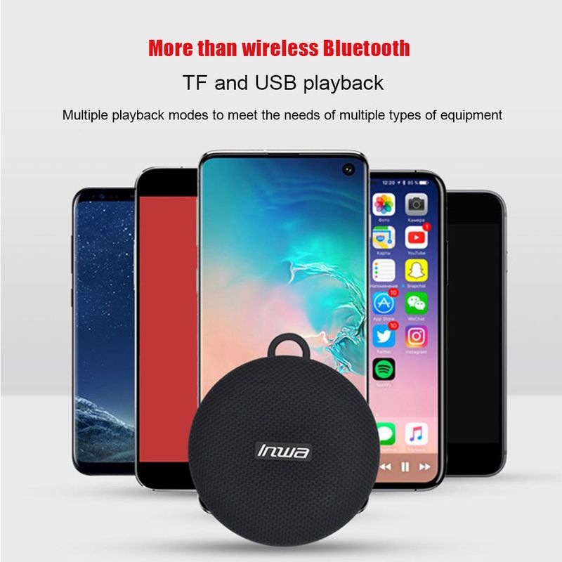 Bluetooth Bike Speaker With Detachable Bicycle Mount Shockproof Dustproof Waterproof Riding Built-in Mic and TF Card_voghion.com