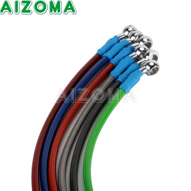 40 cm-220 cm universāls motociklu hidraulisko bremžu šļūteņu, E trošu cauruļu pītās eļļas šļūtene Honda XR CRF 50 70 80 100_voghion.com