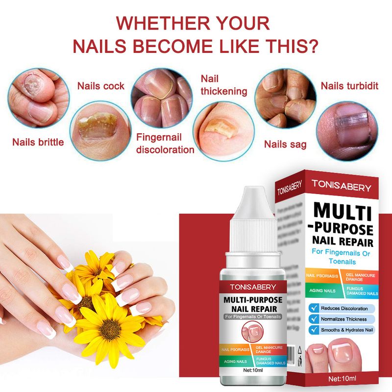 Cuidados com os pés 10ml, hidratante e reparador para unhas grisalhas, líquido iluminador e hidratante para unhas_voghion.com
