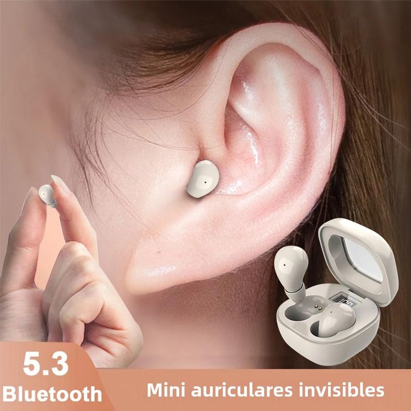 Mini auricolari wireless TWS Blutooth 5.3 Stro HIFI riduzione del rumore per iPhone Xiaomi con microfono e ricarica_voghion.com