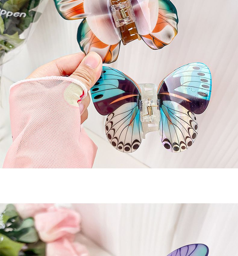 Super Fata Simulazione Farfalla Clip Temperamento Forcina Capelli Squalo Clip Accessori per Capelli di Alta Qualità Accessori per Copricapo_voghion.com
