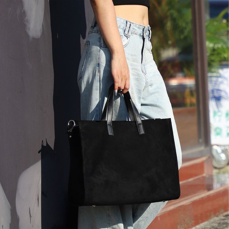 Cow Print Plush Tote Bag Women's Retro Leopard Print Plush Tote Bag Shoulder Bag Messenger Bag_voghion.com