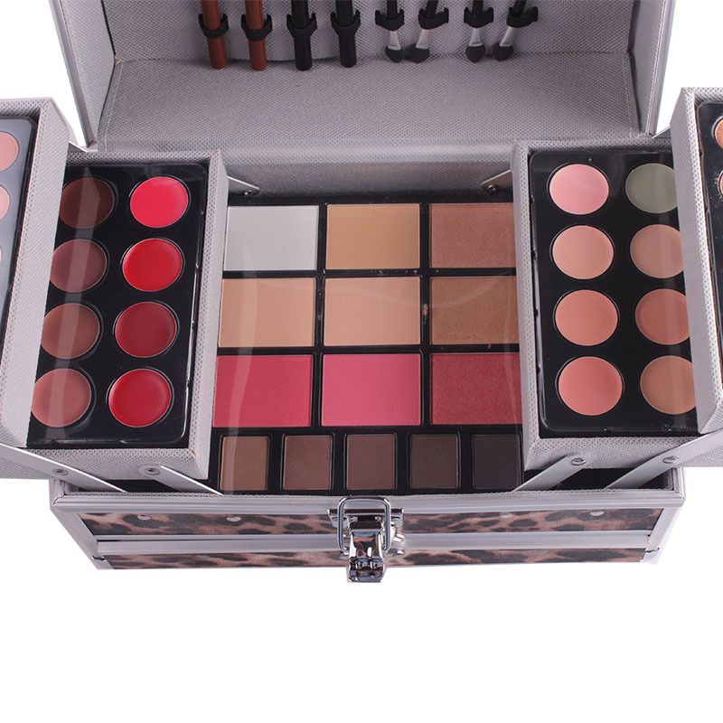 MISS ROSE Professional Makeup Bag With Multi-Color Eyeshadow Palette – Stylish & Portable Cosmetic Organizer For Women_voghion.com