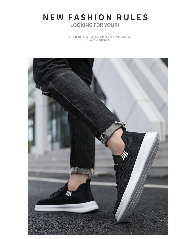 Men's Slip-On Sneakers - Breathable Knit Mesh Casual Shoes For Walking & Daily Wear (Lightweight Comfortable & Easy On/Off Design)_voghion.com