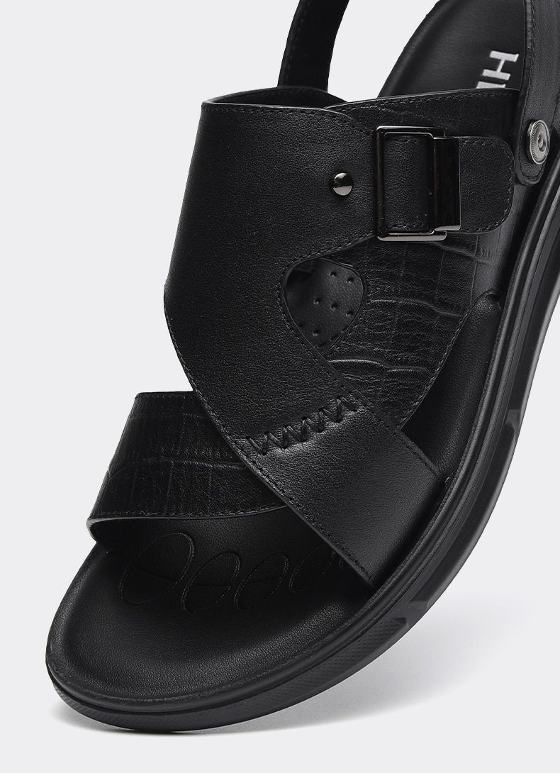 Startseite Neue Sommersandalen aus echtem Leder Herren-Freizeitschuhe Outdoor Dual-Wear-Strandschuhe_voghion.com