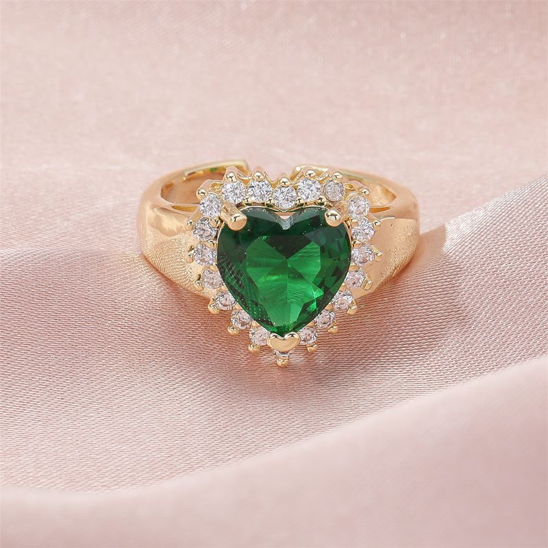 Modischer, verstellbarer offener Ring mit Diamantbesatz für Damen, trendiger und individueller Schmuck_voghion.com