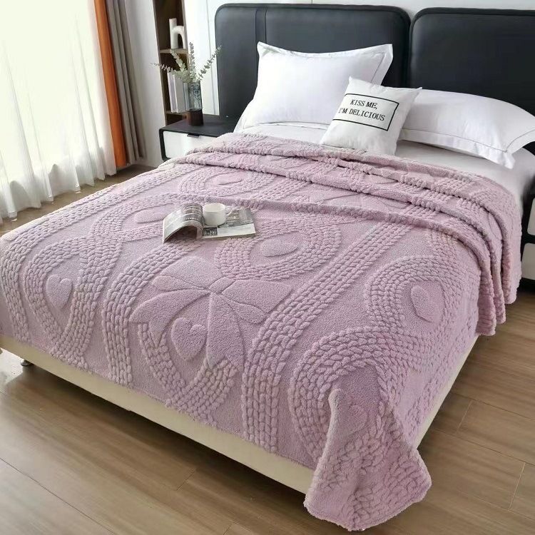 Tuff Fleecedecke, einfarbig, multifunktional, für Sofa, Klimaanlage, Bettdecke_voghion.com