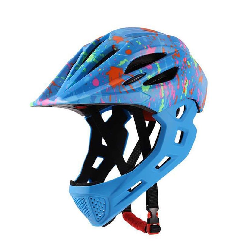 Verstellbarer, atmungsaktiver Kinderfahrradhelm für Kleinkinder, leichter Integralhelm mit LED-Licht, 16 Öffnungen für 46–5_voghion.com