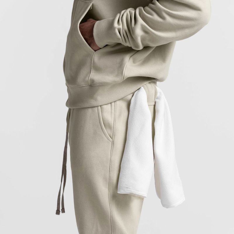 Men's Clothing Sports Casual Suit Hooded Cardigan Sweatshirt Sweatpants Two Piece Suit_voghion.com