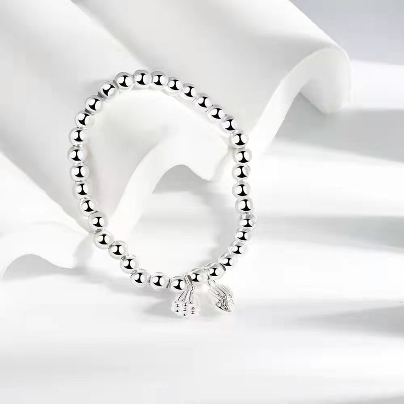 Nytt armband med runda pärlor i legering, slätt lotusfrö, lotuskapselarmband, kvinnligt två världars direktsänd dräneringssmycke_voghion.com