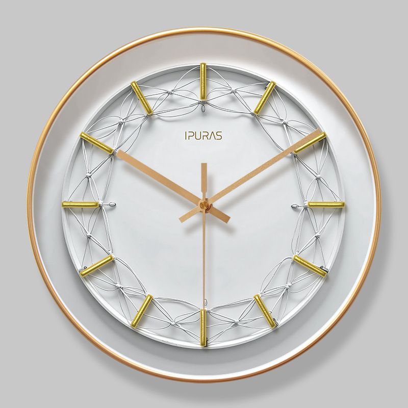 Eupula 7048 Nordic Fashion Light Luxury Living Room Creative Wall Watch Silent Quartz Home Clock_voghion.com