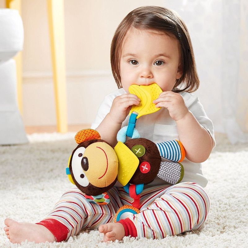 Plush Soft Colorful And Stuffed Toy For Infants With Multiple Textures And Teether Sensory For Play_voghion.com