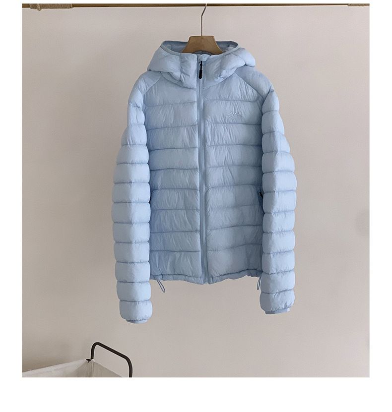 Women's Lightweight Hooded Puffer Jacket - Winter Warm Coat With Softshell Fabric, Slim Fit Zip-Up Outerwear For Casual & Commuting_voghion.com
