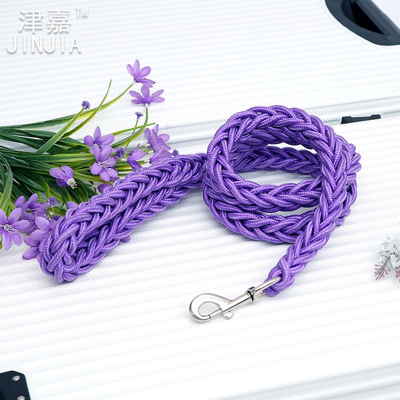 Single Square Rope Woven Eight-Strand For Golden Retrievers And Medium To Large Dogs, Pet Dog Walking Leash_voghion.com