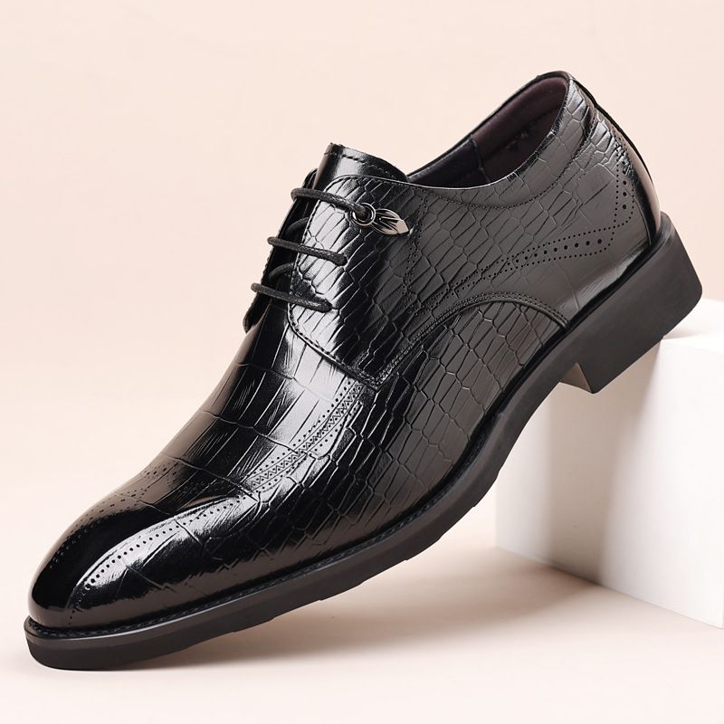 Neues Business-Kleid aus Leder, High-End-Hochzeitsschuhe 2025 aus echtem Leder für den Pendlerverkehr, britische Freizeitschuhe für Herren_voghion.com
