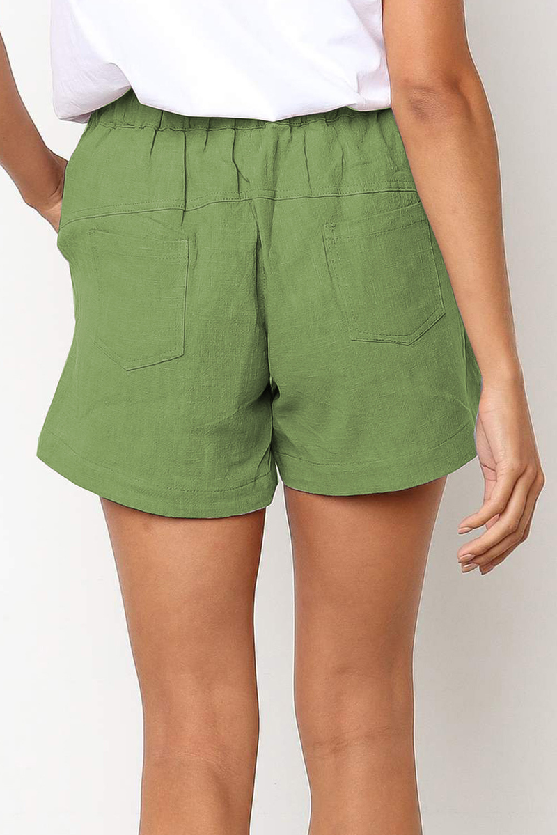 Stilvolle Damen-Jogginghose mit hohem Bund und Schnürung aus Stretchmaterial_voghion.com