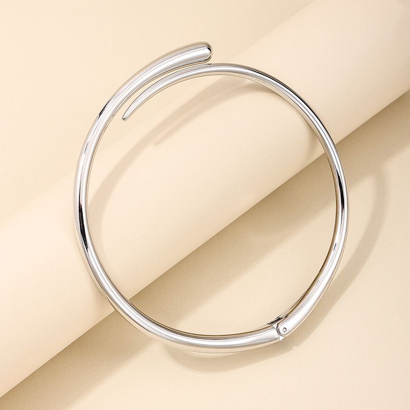 Women's Jewelry Retro Simple Style Heavy Metal Cold Style Punk Hip Hop Street Collar Commuting All Match_voghion.com