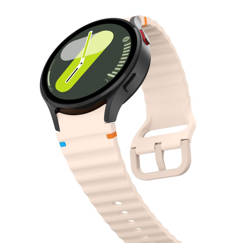 Nieuwe stijl voor Samsung Watch7 Officiële Same Wave Stitching Siliconen Band Galaxy Watch6/5/4_voghion.com