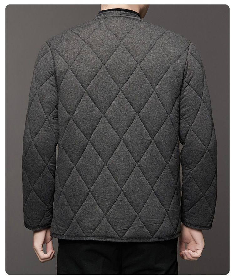 2025 Middle-aged And Elderly Men's Warm Camel Wool Dad's Winter Coat Fleece Lined Thickened Cotton Padded Jacket Top_voghion.com